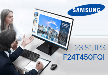 Монитор Samsung F24T450FQI - гармония продуктивности и стиля